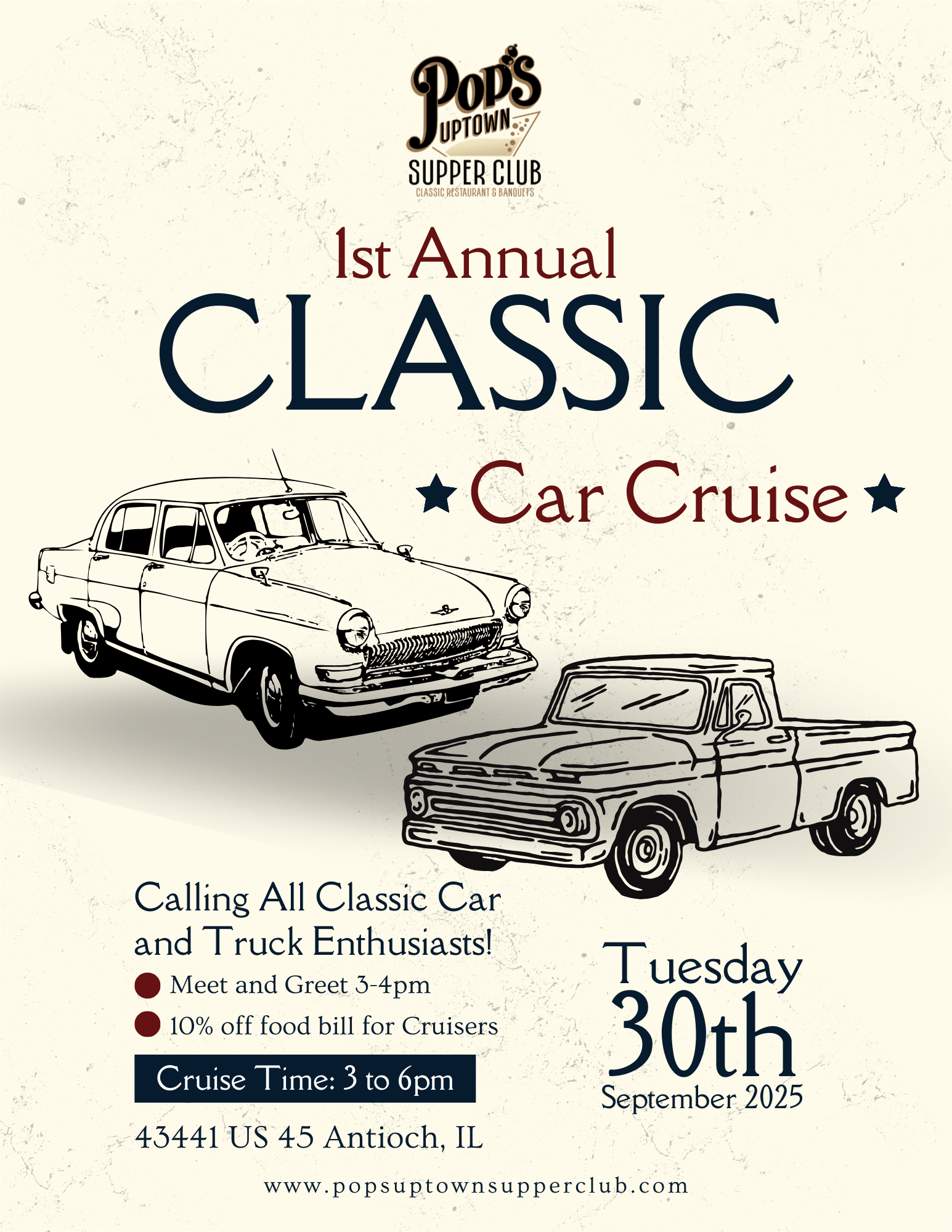 Pop's Classic Car Cruise 2025