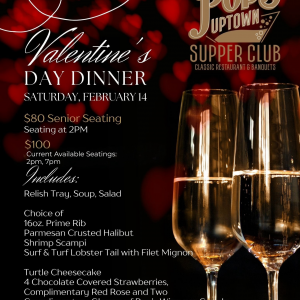 Pop's Uptown Supper Club Valentine's Day